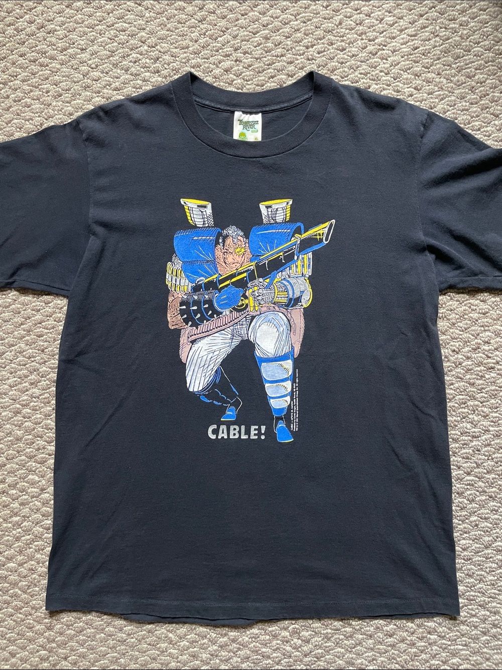 Vintage marvel comics Cable single stitch t shirt